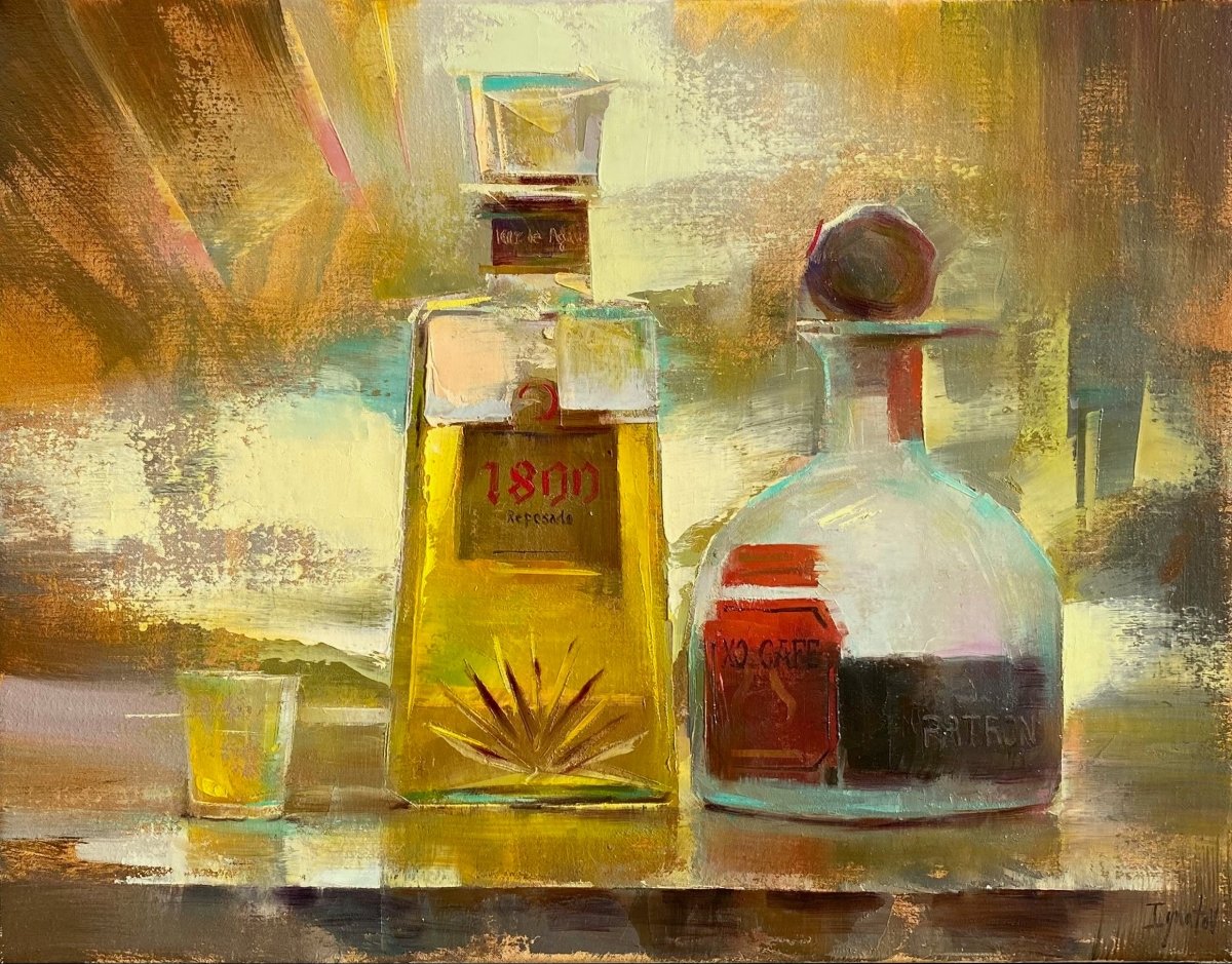 Tequila Bottles by Ignat Ignatov at LePrince Galleries